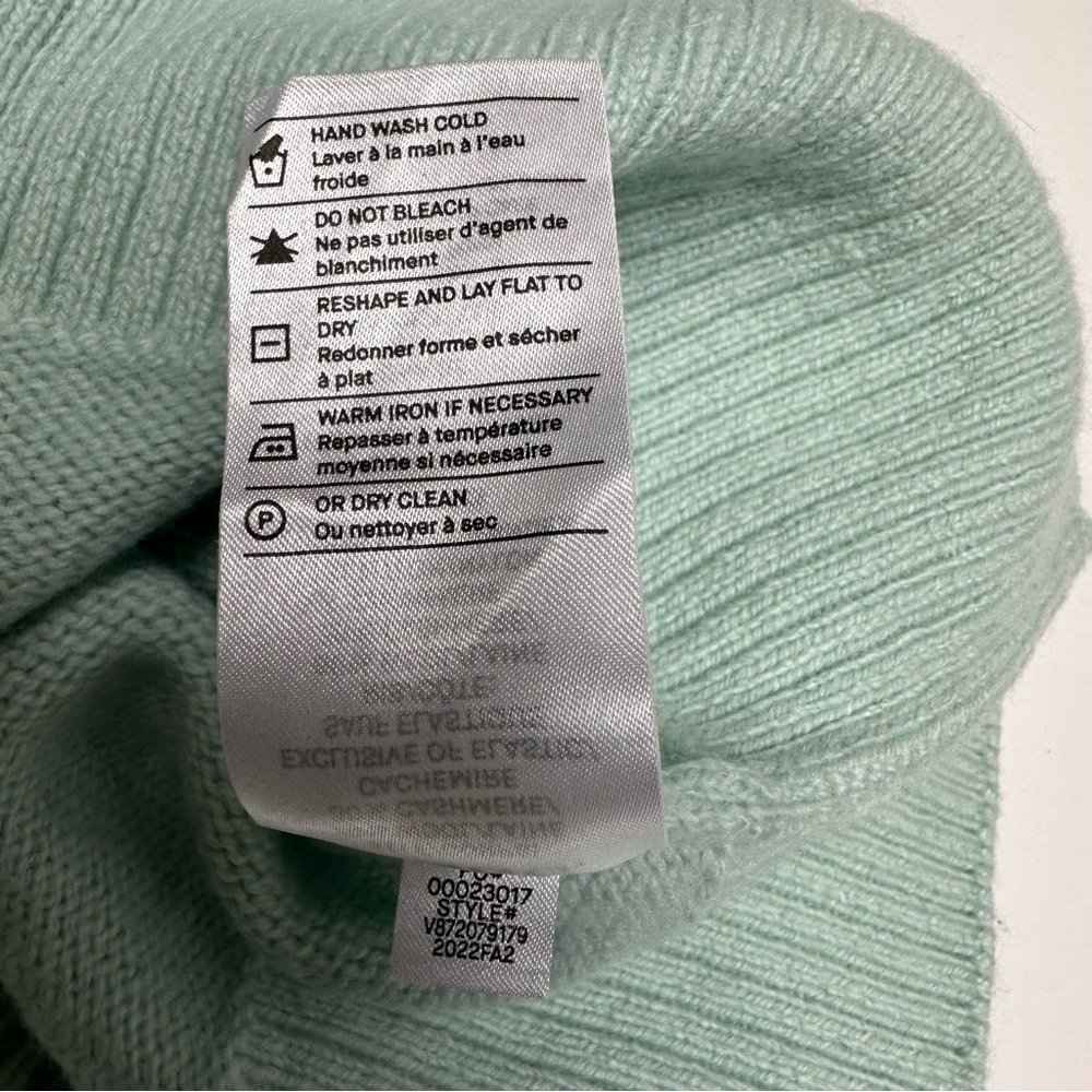 Vince Light Green V-Neck Women's Sweater wool/cashmere blend size XS - Picture 8 of 9